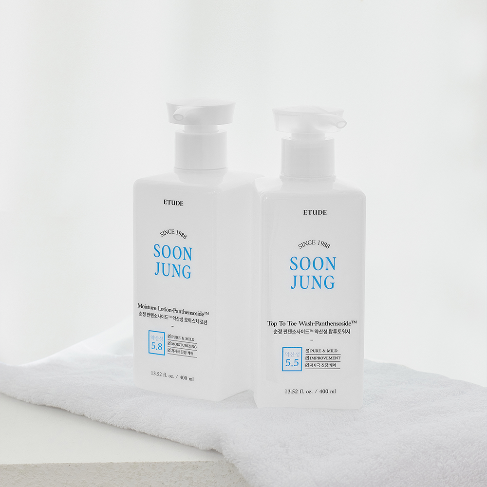 [SET] SoonJung Bodycare Duo (Top To Toe Wash+Lotion)