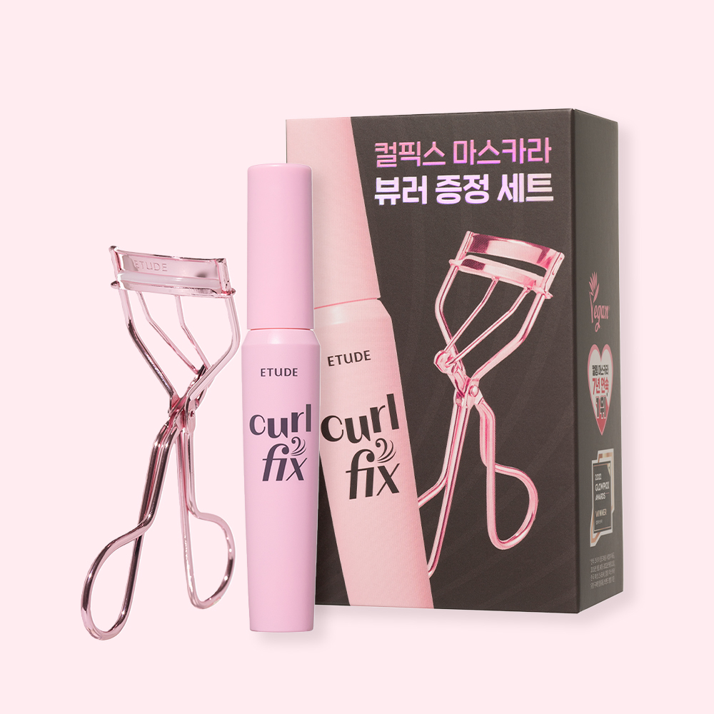 期間限定特別価格 SET] Curl Curler Eyelash & Mascara Fix マスカラ・マスカラ下地