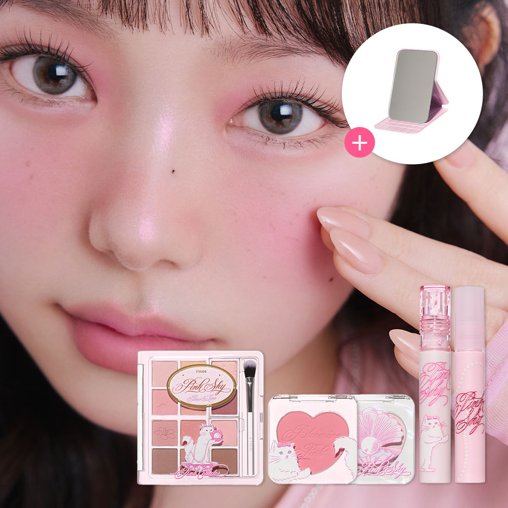 [SET] Pink Shy Makeup Look Set (+Free Gift)
