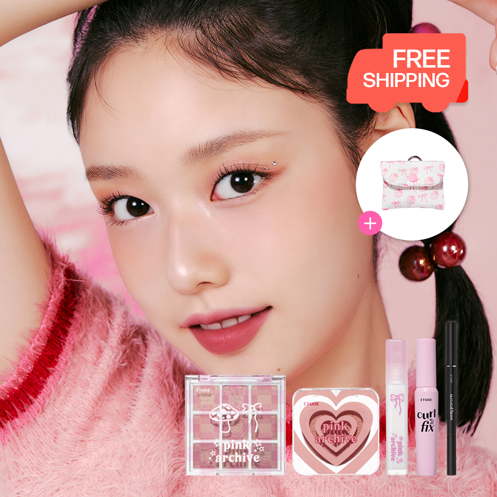 [SET] Pink Archive Makeup Look 5 Items (+Free Gift)