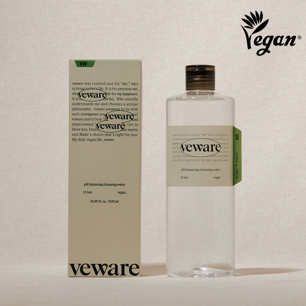 Veware Vegan pH Balancing Cleansing Water (+Free Gift Included)