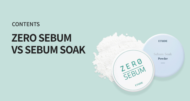 Sebum Soak VS Zero Sebum