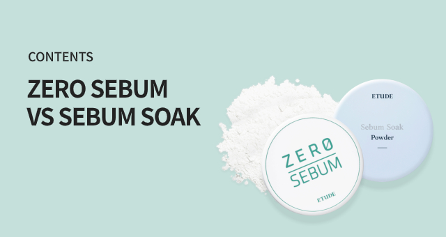 Sebum Soak VS Zero Sebum