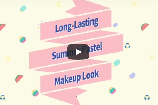 Long-Lasting Summer Pastel Makeup Look