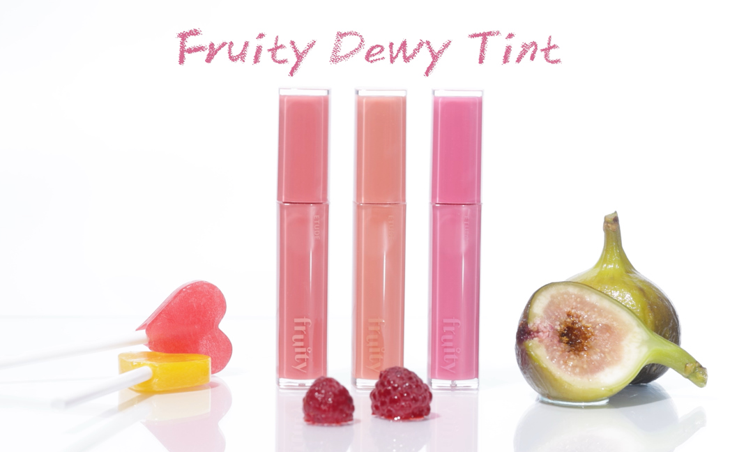 Dewy lip stain with a clear and moist finish
