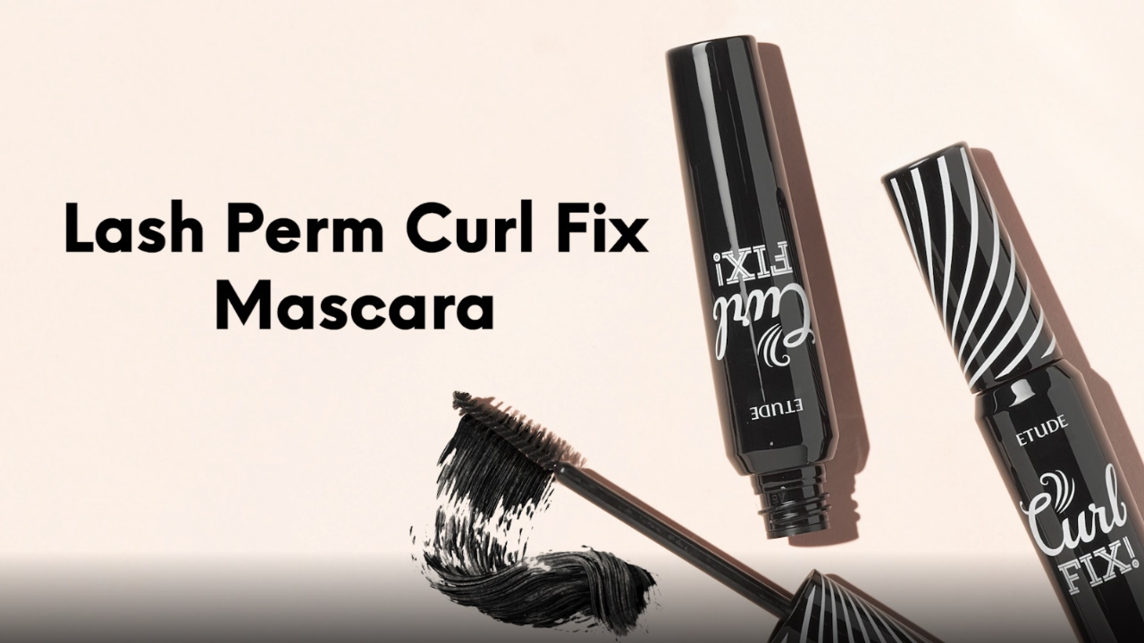 Curl Up! More Defined Eye Makekup Look with Lash Perm Curl Fix Mascara