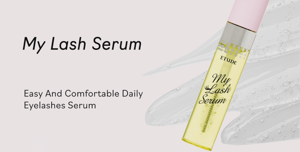 Easy and comfortable daily eyelash serum with biotin