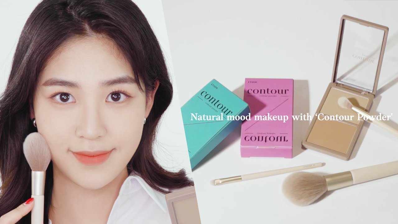 [ETUDE X HYOJIN] Defining But Natural Contour Makeup with "Contour Powder"